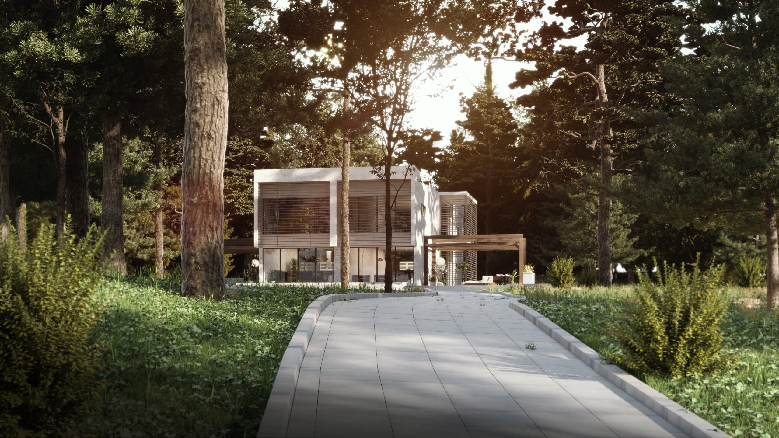 Building in the Forest CGI - 4